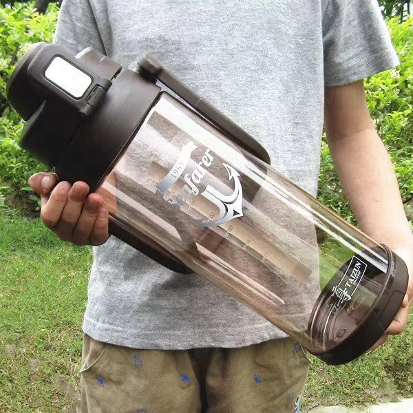 In summer, drink from a 2000ml plastic student portable cup|ruв категории посуда, кубок/кубок/чайник, космический кубок - от Buy2taobao.com для оказания профессиональной услуги покупки агента Taobao