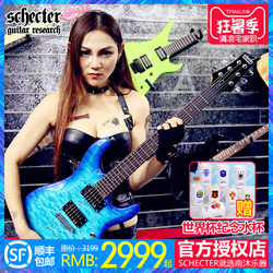 SCHECTER電吉他斯科特C6PLUS重金屬搖滾24品固定橋吉它印尼進口