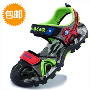  酷乐熊正品包邮 夏季男童凉鞋 防水儿童凉鞋 包头童凉鞋 沙滩童鞋