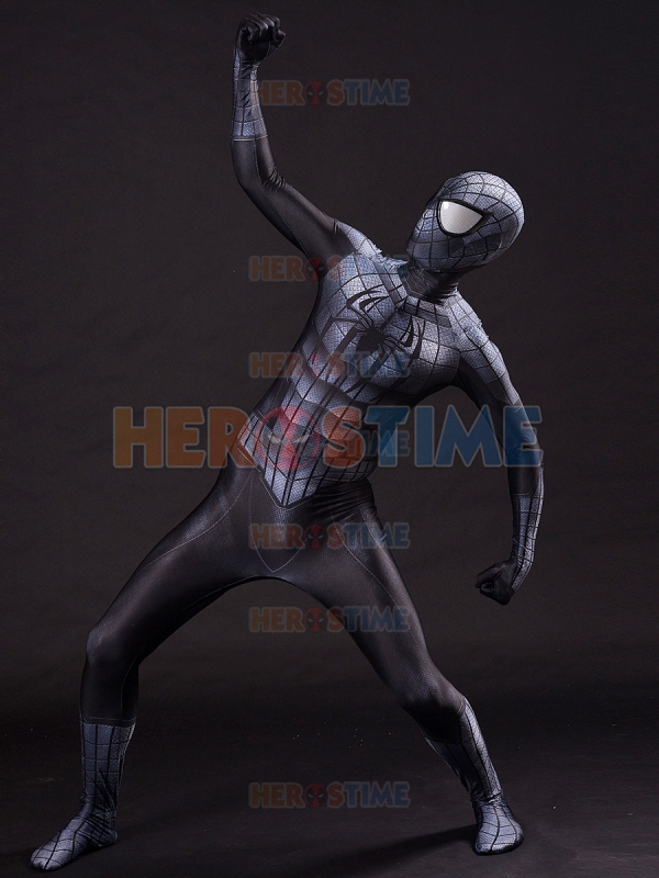 Black and gray super Spider-Man Tights Conjoined All inclusive Spider-Man cosplay Stage performance clothingin the Play mode/Anime/Periphery/cos/Board games , Meet/Magic Supplies , Gathering tools/Decoration , Apparel category - from Buy2taobao.com to provide professional Taobao agent buy service
