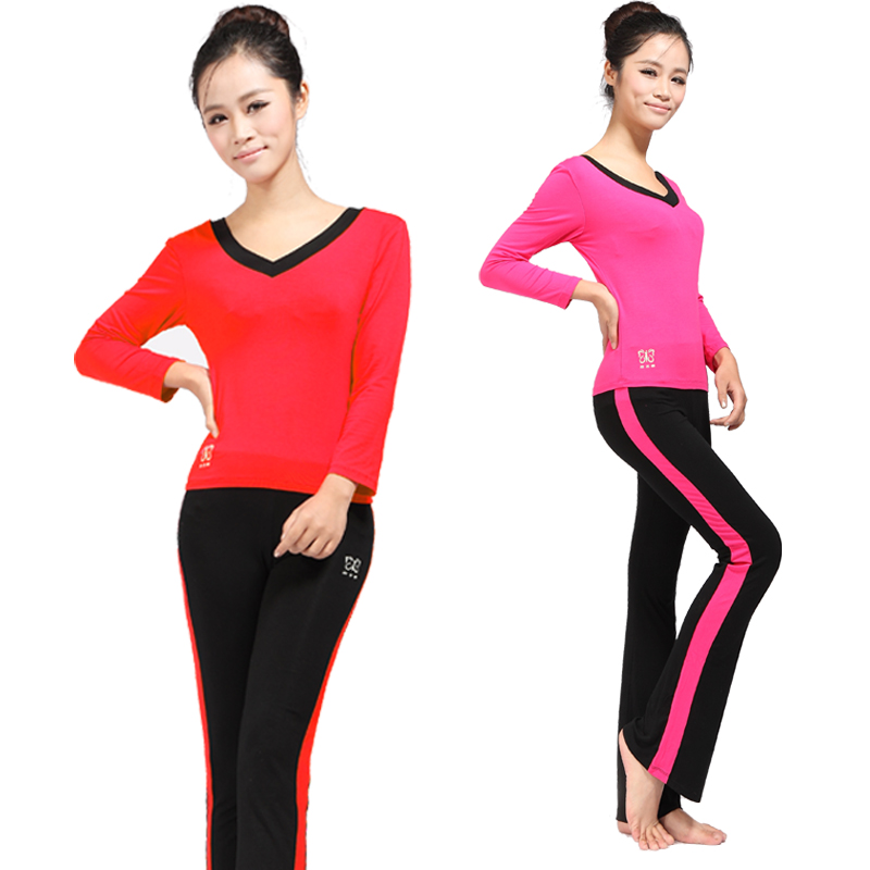 长袖跳操服 杨艺美久广场舞服 广场舞蹈跳舞衣广场舞服装新款套装