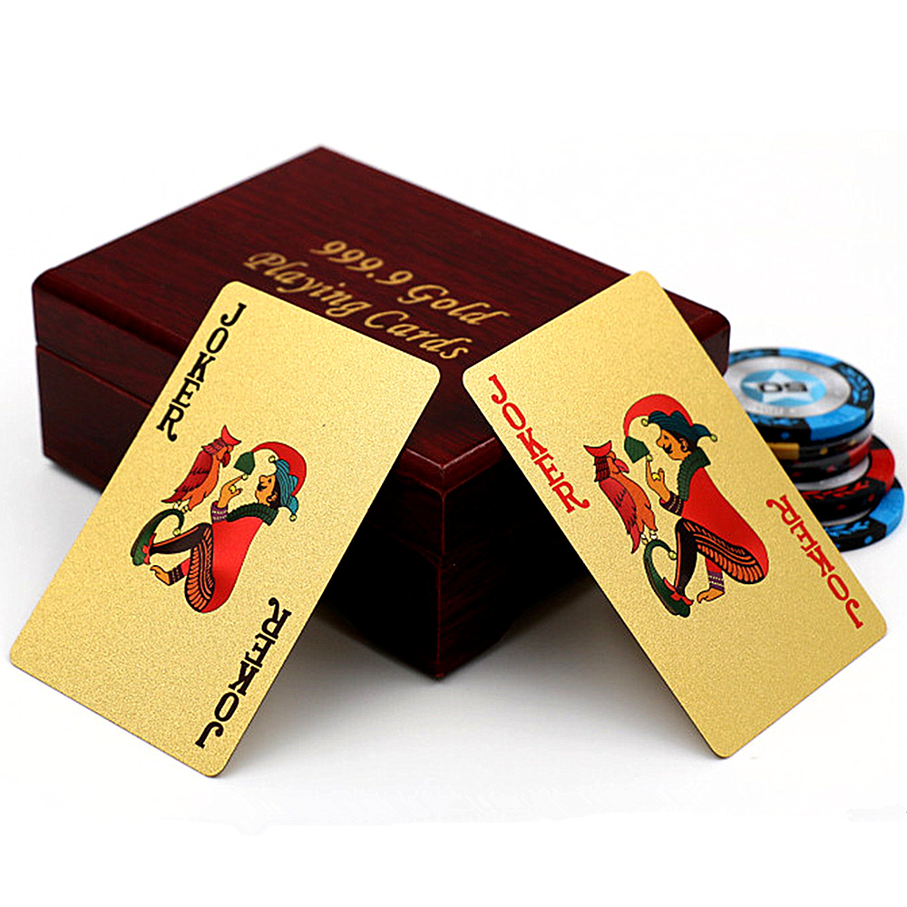Wooden box Vulgar tycoon Plastic poker Fight against landlords Gold foil golden Scrub poker waterproof Plastic brand suitin the Play mode/Anime/Periphery/cos/Board games , Chess/Board games , Poker category - from Buy2taobao.com to provide professional Taobao agent buy service