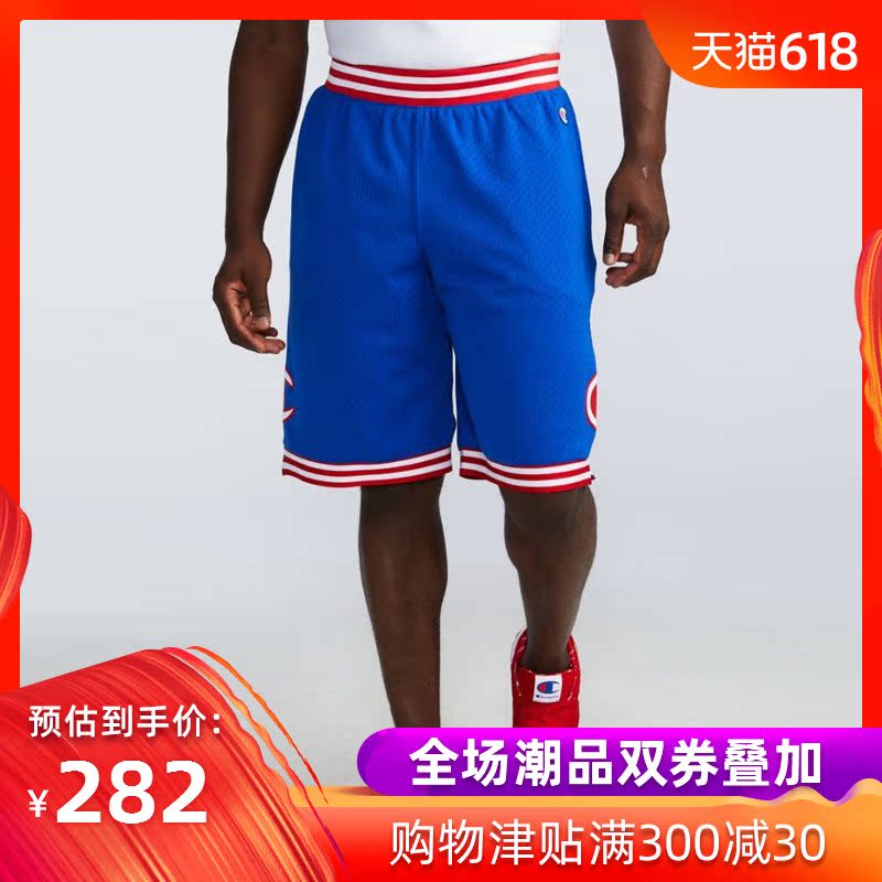 CHAMPION Champion man Mesh ventilation Retro motion Five point pants leisure time motion Basketball shortsin the Men's clothing, Casual pants category - from Buy2taobao.com to provide professional Taobao agent buy service
