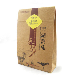  杭州特产老品牌 天荷桂花莲子西湖藕粉150gx5袋 速溶藕粉 包邮