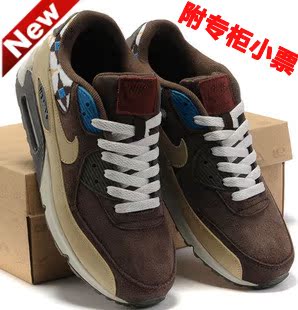  nike专柜正品耐克男鞋跑鞋air max90气垫跑步鞋内增高女鞋旅游鞋