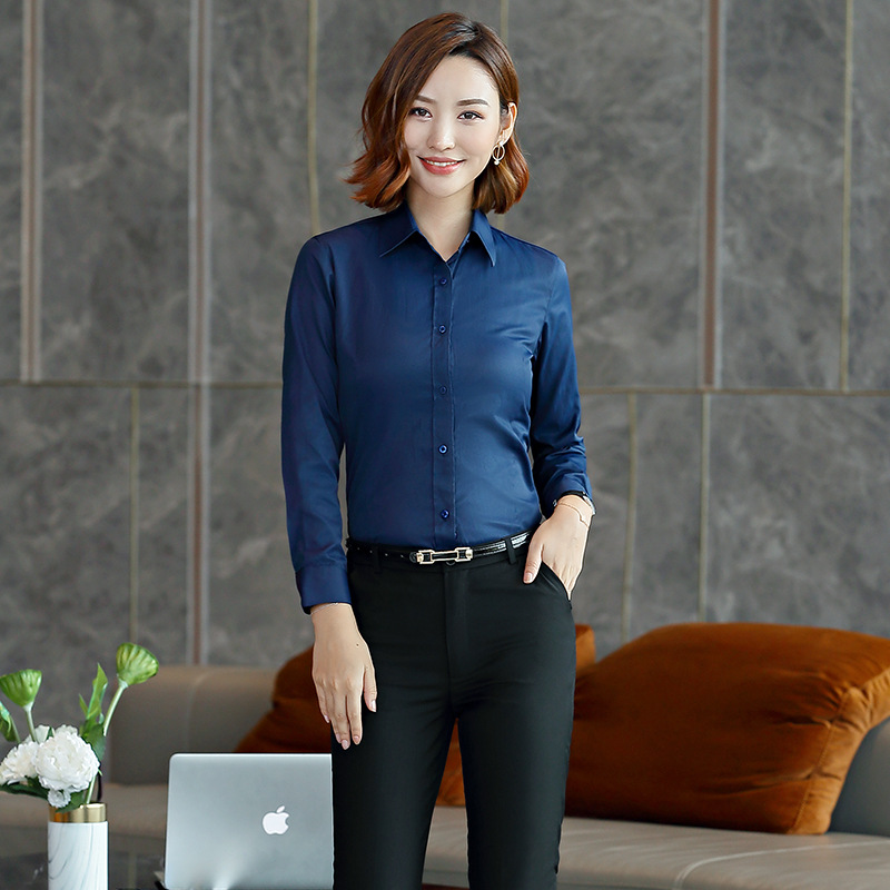 Genuine Spring Same item shirt Self cultivation Reception interview go to work formal wear shirt Occupation Skirt suitin the Women's clothing/Boutique , Set/Student uniforms/Work uniforms , Career skirt suits category - from Buy2taobao.com to provide professional Taobao agent buy service