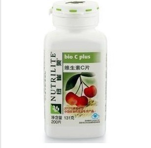  专柜正品 国产安利维生素c片 vc 防感冒,安利维生素c200片 美白
