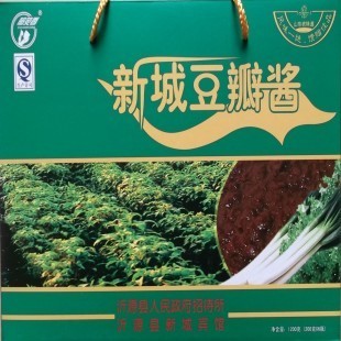  山东沂源特产新城豆瓣酱有机特色食品便宜好吃送礼佳品礼盒装