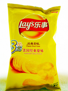  乐事薯片原味 番茄味黄瓜烧烤膨化食品40g 50包一箱批发价
