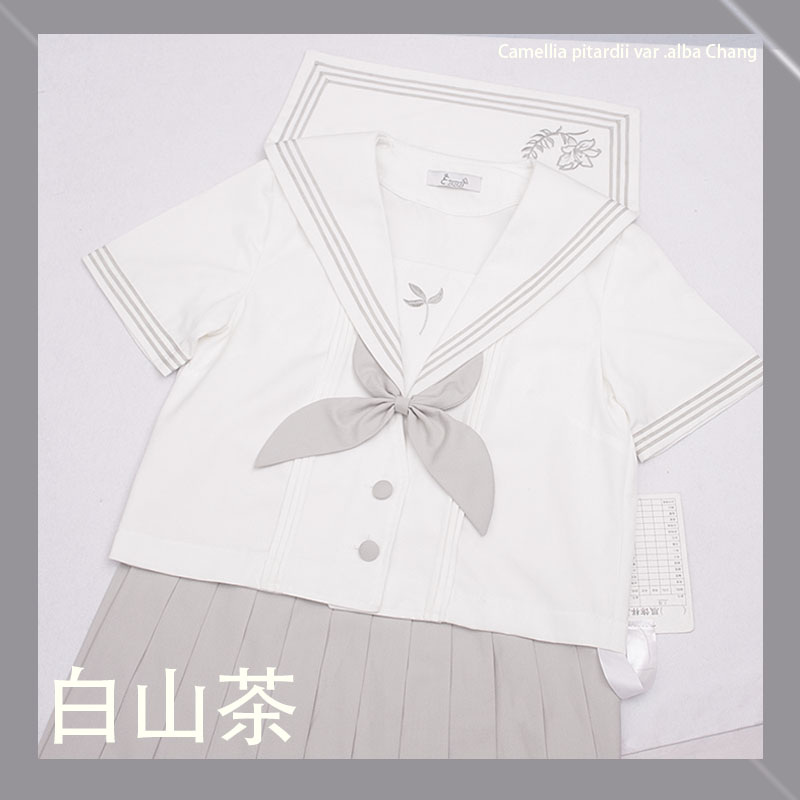 贰333原创设计 白山茶 三本线清爽夏季关西襟JK制服水手服|ruв категории Женская одежда, костюм/студенты школьную форму/обмундирования, студенты школьную форму - от Buy2taobao.com для оказания профессиональной услуги покупки агента Taobao