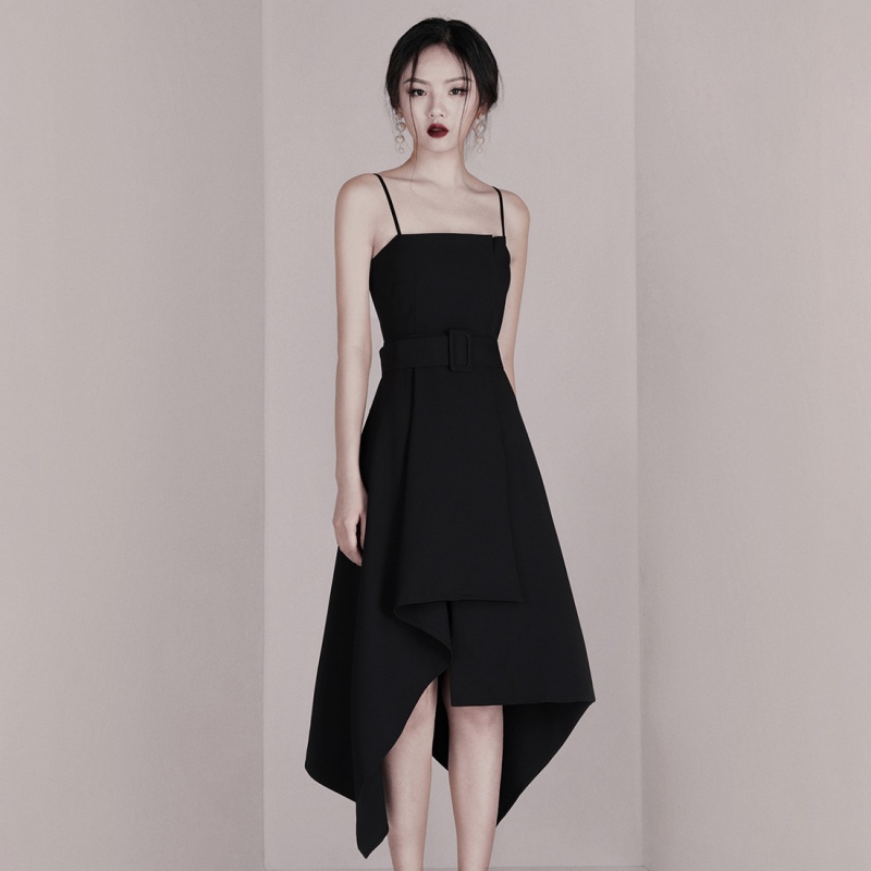 2019 summer new pattern fashion Europe and America Women's wear camisole strapless Waist Show thin banquet full dress Irregular Dressin the Lingerie/Men's underwear/Tracksuit , Sling/Vest/T Shirt category - from Buy2taobao.com to provide professional Taobao agent buy service