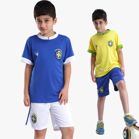 2014夏季男大童运动服套装青少年足球服中大