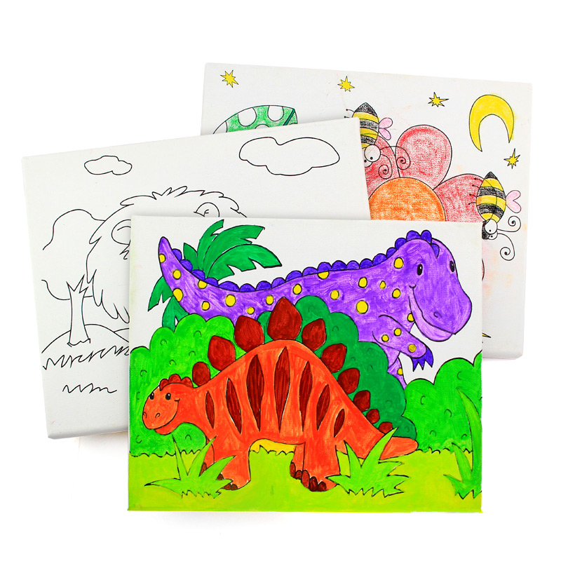 Linseed oil Frame children originality DIY manual painting Painting board kindergarten Fine Arts Material Science canvasin the Toy/Childs/Puzzle/Building block/Model , Handmade/Creative DIY , White mold coloring/Painted Die category - from Buy2taobao.com to provide professional Taobao agent buy service