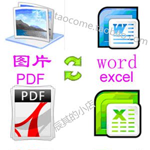 PDF 图片 照片 扫描件 转word excel ppt 可编辑