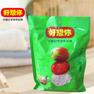  河南特产果干零食 好想你红枣类制品 好想你300克芝麻枣 焦枣脆枣