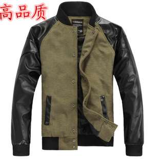  男装皮夹克男式皮衣韩版修身海宁pu皮装外套机车款潮春装新款