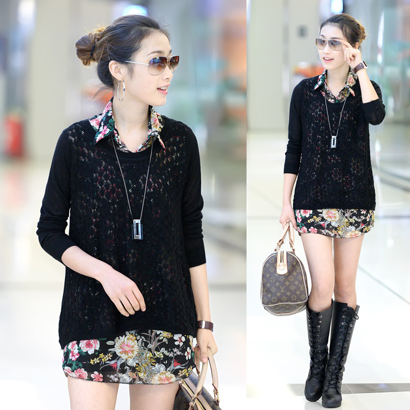 【毛衣 <em>翻领</em>】_开襟毛衣<em>小翻领怎么织</em>_<em>开衫</em>毛