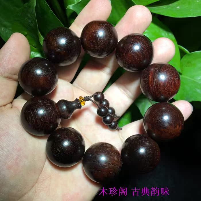 精选小叶檀木老料佛珠印度小叶紫檀木顺纹一根料念珠25mm手串礼品|ruв категории Ручная работа, религии ремесла, чётки/чётки, чётки браслет - от Buy2taobao.com для оказания профессиональной услуги покупки агента Taobao