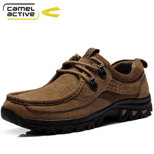  新款德国骆驼动感正品男鞋Camel Active真皮厚底磨砂休闲皮鞋