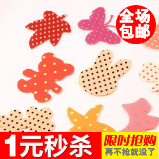 [满9.9包邮]韩版蝴蝶结刘海贴韩国魔法贴发贴可爱固定贴发饰头饰