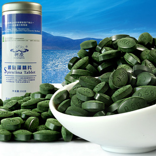  云南特产螺旋藻 正品螺旋藻片 丽江程海螺旋藻精片200g包邮买5送1