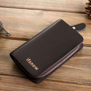  秒杀！进口牛皮 男式女士多功能钥匙包卡包 真皮拉链锁匙包 韩国