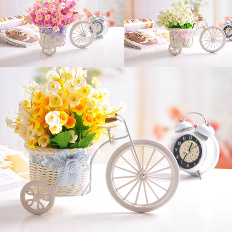 新品家饰 高档藤编花车花瓶 加风铃花仿真花套装 家居装饰品 特价 新品家饰 高档藤编花车花瓶 加风铃花仿真花套装 家居装饰品 特价