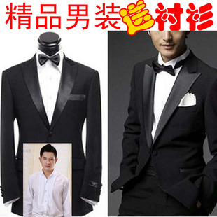  新郎结婚礼服/男士礼服 男主持人服装 男演出服 大合唱男装