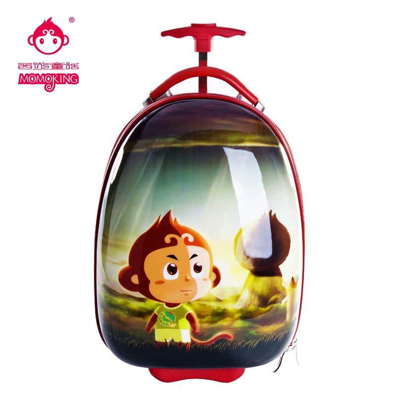 香港设计廊MOMOKING卡通西游问鼎可爱蛋形儿童16寸拉杆箱|msdalam kategori Toy/bayi/teka-teki/blok bangunan/model, pakej kanak-kanak/Backpack/beg, kes Trolley - dari Buy2taobao.com untuk memberikan perkhidmatan ejen Taobao profesional membeli