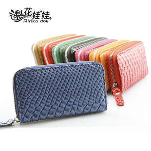  梨花娃娃 韩版钥匙包 女 新款鳄鱼纹女士钥匙包Q019