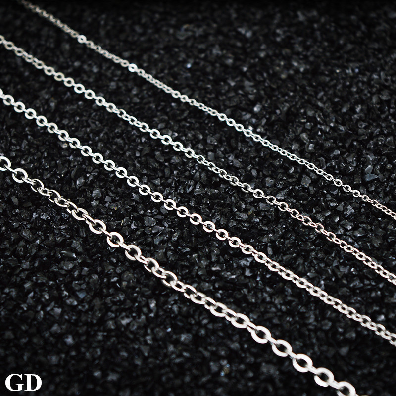 Titanium Necklace men and women clavicle Cross chain Pendant Single-stranded Bare chain Extension sweater chain 50 55 60cmin the Accessories/Fashion Jewelry, Necklace category - from Buy2taobao.com to provide professional Taobao agent buy service