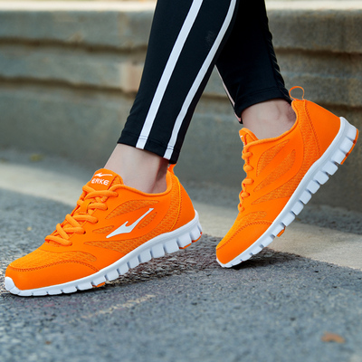 鸿星尔克断码女鞋透气网面跑步鞋夏季新款轻便学生休闲运动鞋清仓