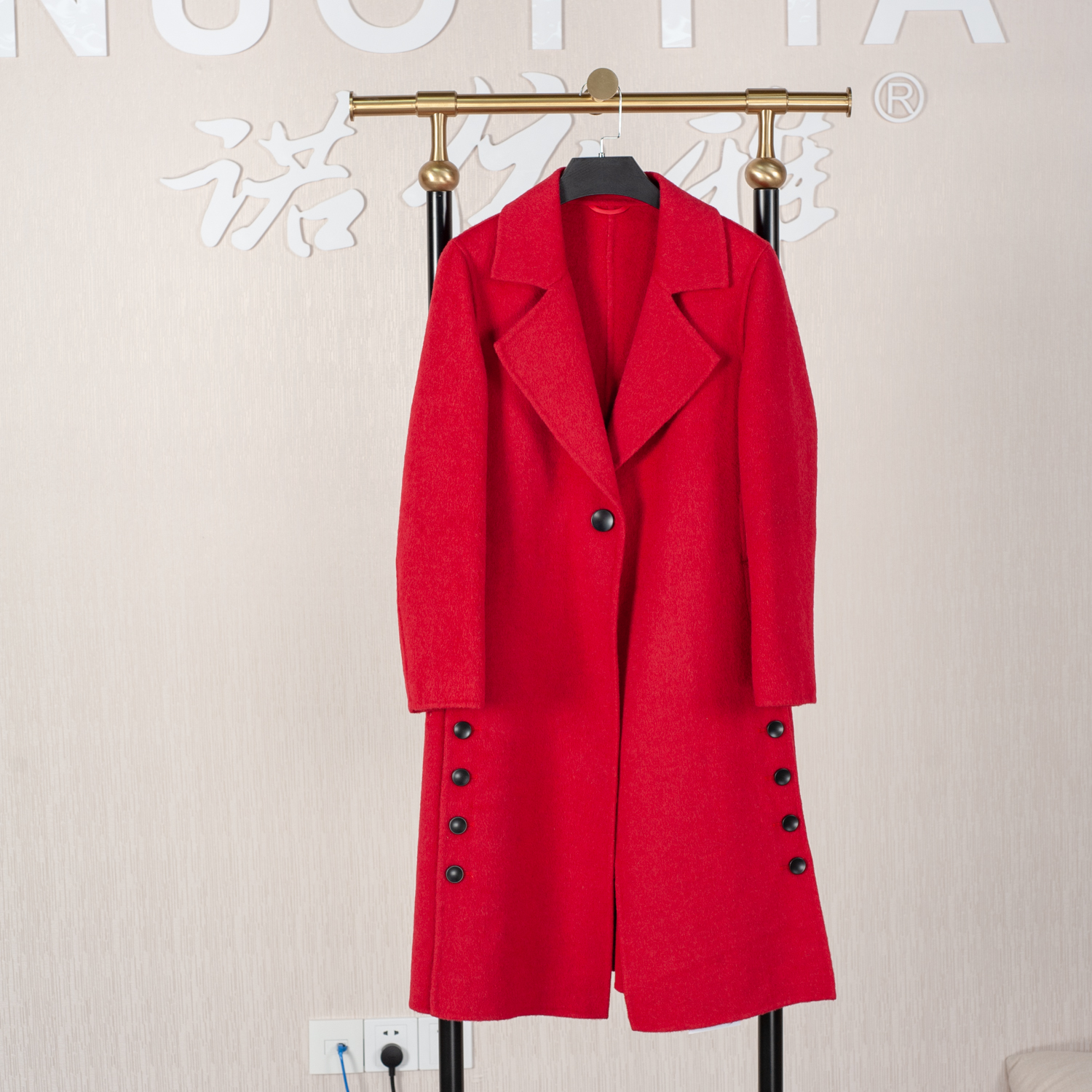 【西子色彩原创设计】2019春季收腰中长款双面呢大衣 9919|msdalam kategori Butik wanita / wanita, bulu kot - dari Buy2taobao.com untuk memberikan perkhidmatan ejen Taobao profesional membeli