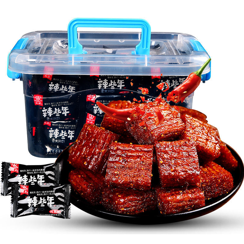 【第二件5折】湖南特产网红辣条大刀肉零食小吃麻辣片整箱|msdalam kategori makanan ringan/Nuts/Specialty, produk Dougan/sayur-sayuran kering, 面筋制品 - dari Buy2taobao.com untuk memberikan perkhidmatan ejen Taobao profesional membeli