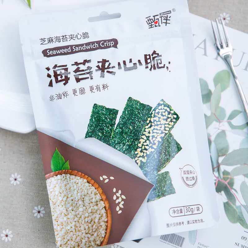 芝麻烤海苔夹心脆|ruв категории закуски/орехи/специальность, Кальмары/вяленая рыба/морепродукты мгновенный, Нори серии - от Buy2taobao.com для оказания профессиональной услуги покупки агента Taobao