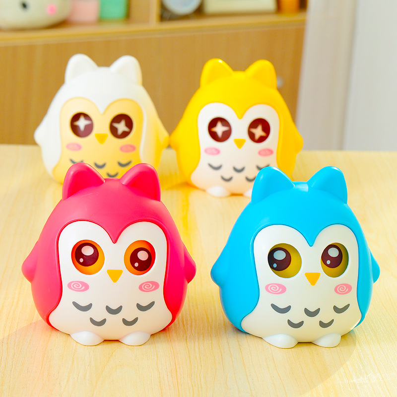 Super large A birthday present Piggy bank Cartoon originality Owl Save money Plastic piggy bank lovely childrenin the Festive supplies/Gift , Gift ideas , Piggy bank category - from Buy2taobao.com to provide professional Taobao agent buy service