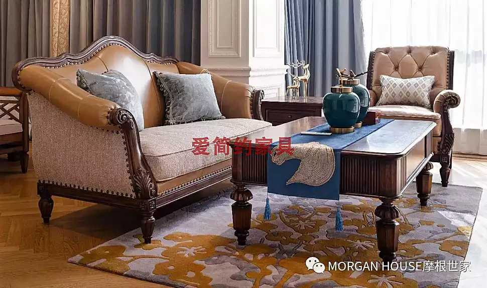 摩根沙发真皮沙发 摩根世家家具 床美式床欧式床轻奢床|ruв категории жилой мебели, диван класса, кожаный диван - от Buy2taobao.com для оказания профессиональной услуги покупки агента Taobao