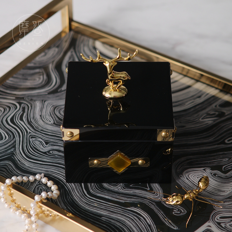 European style modern jewelry storage box Decoration Neoclassical dresser a decoration villa Open House desktop decoratein the Storage consolidation , Home Storage appliances , Storage Box , Jewelry Box category - from Buy2taobao.com to provide professional Taobao agent buy service