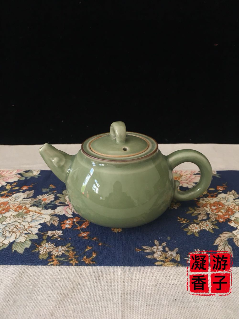 Wanderer Fragrant Longquan celadon 10 To fake something antique Three pillars a complete set Kungfu Online tea set Gift box packagingin the Tableware , Tea set , Kung Fu Tea category - from Buy2taobao.com to provide professional Taobao agent buy service