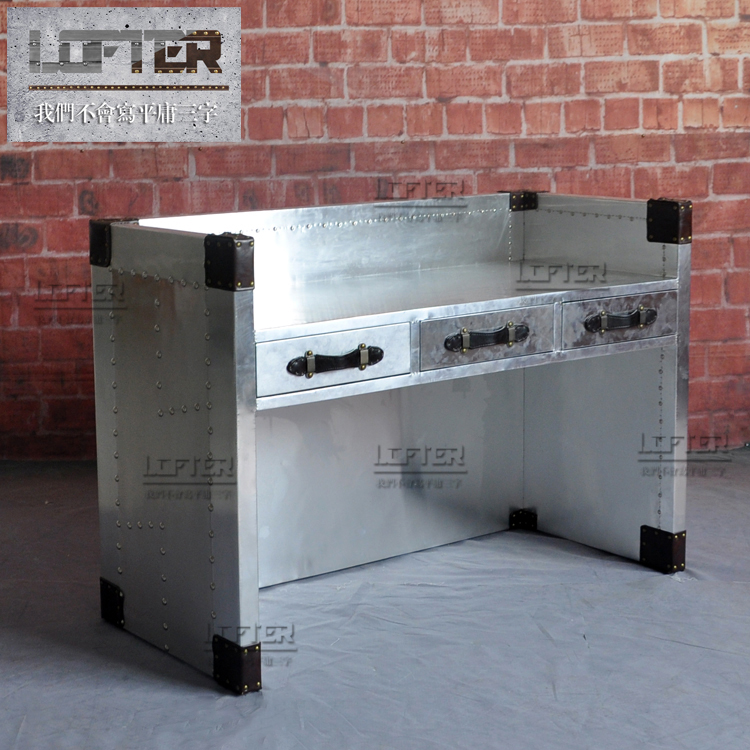 Aluminum skin rivet Reception Postmodernism furniture LOFT Industrial wind Metal personality square Cashier The reception deskin the Business/Office Furniture , Office Furniture , Desk , Reception/Front Desk (New) category - from Buy2taobao.com to provide professional Taobao agent buy service