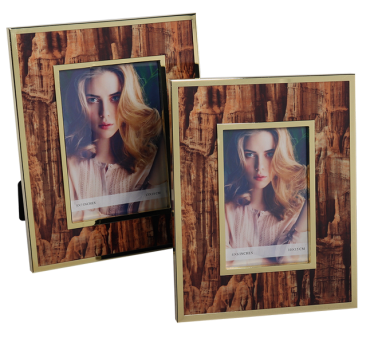 modern Light extravagance Metal Wood Texture Photo frame Open Houses Soft loading Home Furnishing mesa Decoration dresser bedroom Jewelryin the Home accessories , Frame/Frames category - from Buy2taobao.com to provide professional Taobao agent buy service