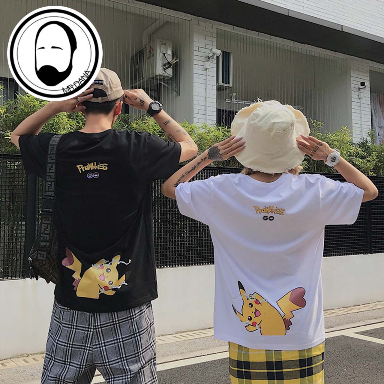 GZKHCOM口袋怪兽动漫情侣潮夏短袖 皮卡丘精灵宝可梦联名INS网红|ruв категории Мужская одежда, футболка - от Buy2taobao.com для оказания профессиональной услуги покупки агента Taobao
