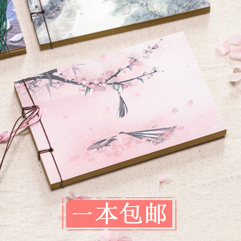 古风本子便携随身中国风古典复古手账本笔记本女学生用创意线装本|msdalam kategori Kamus elektronik/buku kertas elektronik/alat tulis, Ini buku kertas, notebook/Notepad - dari Buy2taobao.com untuk memberikan perkhidmatan ejen Taobao profesional membeli