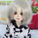 【BJD/SD娃娃假发K丝】1/4银色后尾反翘碎发,现货!