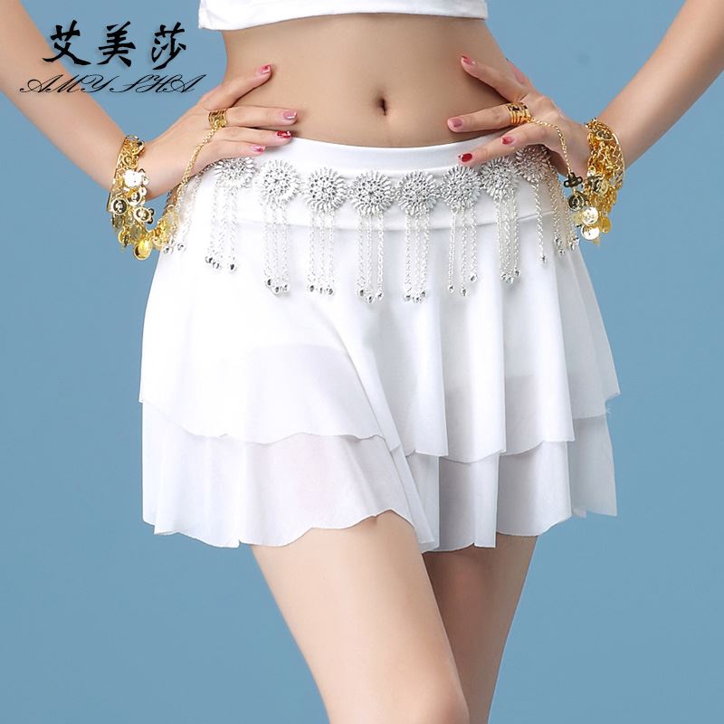 肚皮舞裙下装备2019新款练功服装上衣短裙白色网纱性感裙子在类目 运动/瑜伽/健身/球迷用品, 舞蹈/健美操/体操, 肚皮舞, 肚皮舞下装中 - 来自Buy2taobao.com提供专业的淘宝代购服务