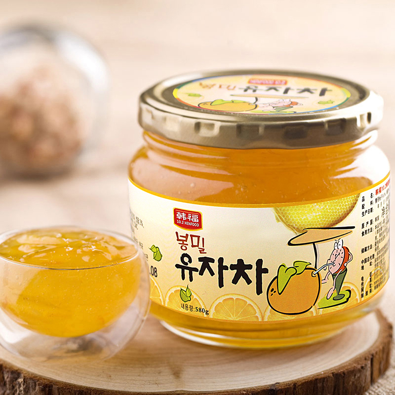 韩国进口风味冲饮 韩福10.2柚子茶蜂蜜柠檬柚子茶580g 果肉饮品在类目 咖啡/麦片/冲饮, 藕粉/麦片/冲饮品, 蜂蜜果味茶中 - 来自Buy2taobao.com提供专业的淘宝代购服务