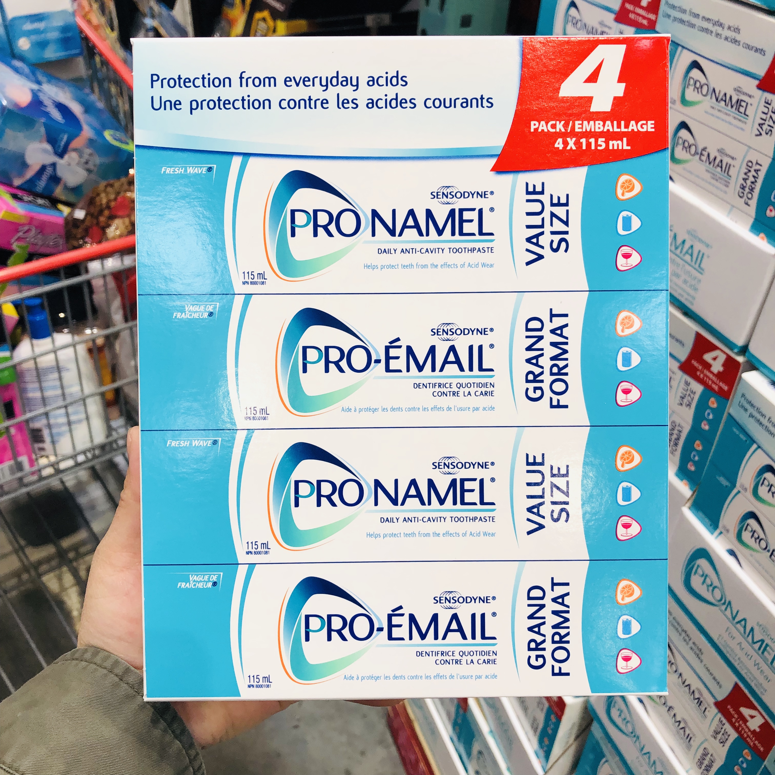 Canadian direct mail SENSODYNE Sensodyne toothpaste Protecting enamel 4X115mlin the Care cleaners/Sanitary napkins/Paper/Aromatherapy , Shampoo bath/Personal cleanliness , Oral Care , Toothpaste category - from Buy2taobao.com to provide professional Taobao agent buy service