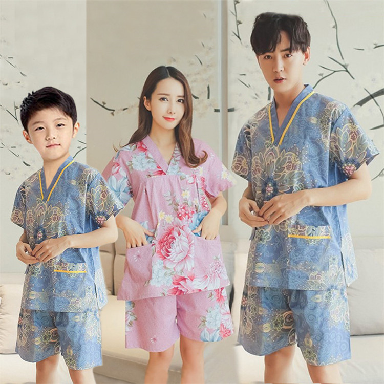 新品亲子装纯棉汗蒸服男女情侣款纳米桑拿洗浴服全棉家居服包邮在类目 居家日用, 毛巾/浴巾/浴袍, 浴裙/浴袍/浴衣中 - 来自Buy2taobao.com提供专业的淘宝代购服务
