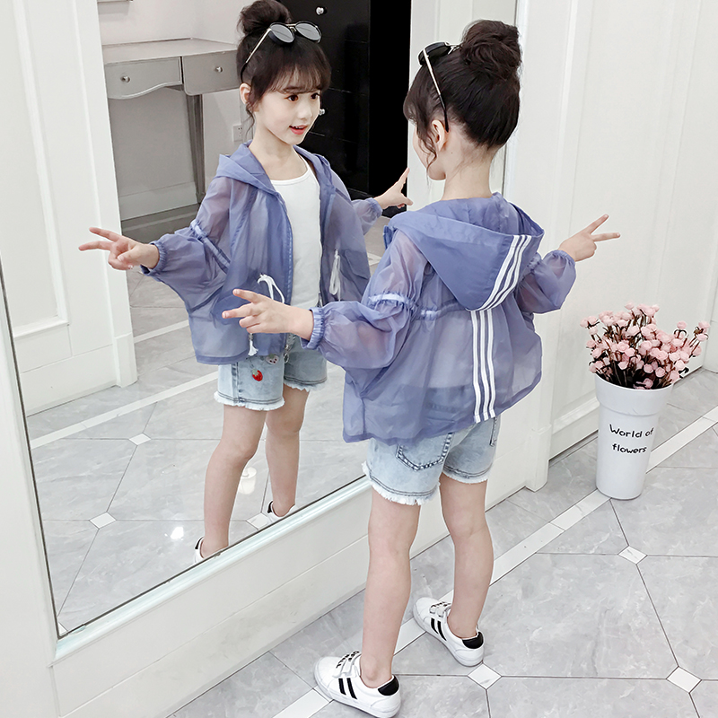 女童防晒衣防紫外线夏2019新款洋气中大童儿童透气薄款防晒服外套|ruв категории Детская одежда, пальто/пиджак/пальто, обычные пальто - от Buy2taobao.com для оказания профессиональной услуги покупки агента Taobao