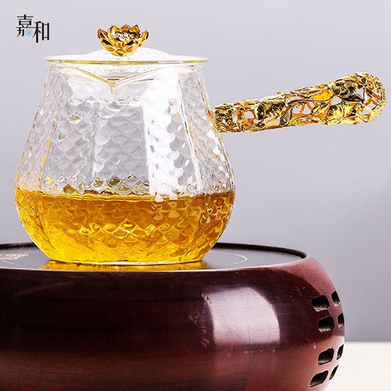 Kerry and Gilt Glass teapot Kungfu Online Teapot household High temperature resistance filter tea set suitin the Tableware , Tea set , Teapot category - from Buy2taobao.com to provide professional Taobao agent buy service